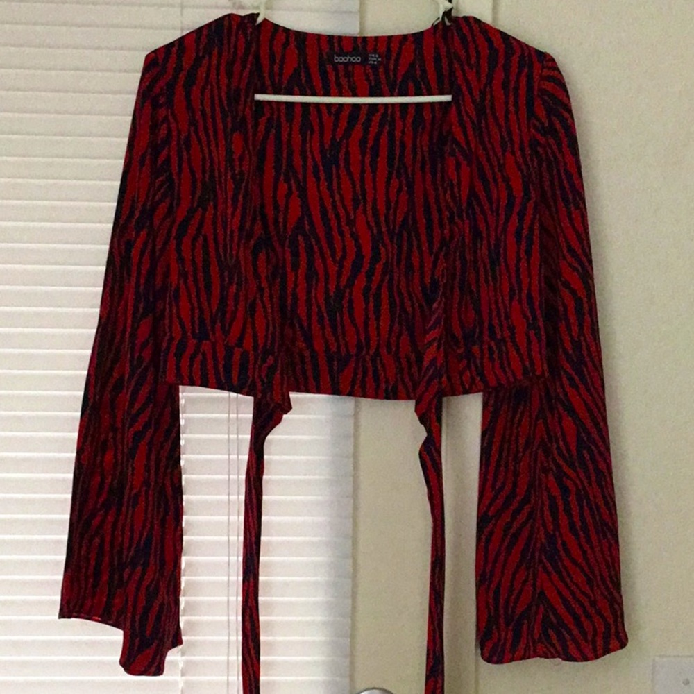 Boohoo Night Out crop top